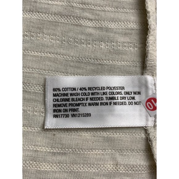 Goodfellow & Co Mens Beige Striped Crewneck T-Shirt Casual Short Sleeve Size XXL - Picture 10 of 10